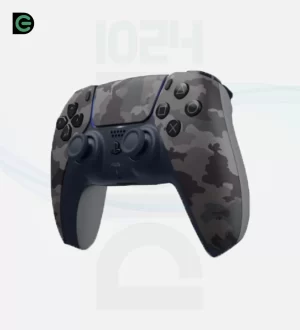 دسته بازی پلی استیشن 5 مدل DualSense خاکستری ارتشی (Gray Camouflage)